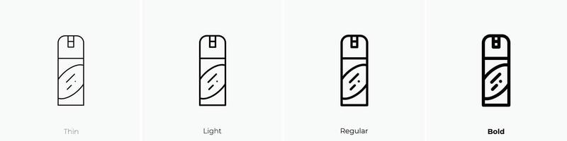 freshener icon. Thin, Light, Regular And Bold style design isolated on white background vector