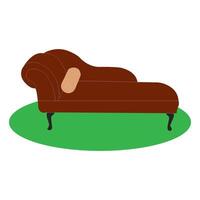 Sofa chair icon vector