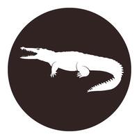 Crocodile icon design vector