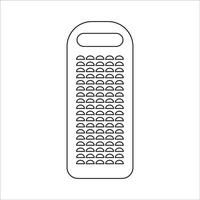 Hand grated coconut icon vector