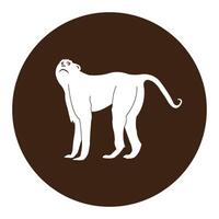 Monkey icon design vector