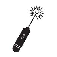 Laser pointer icon vector