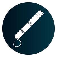 Laser pointer icon vector