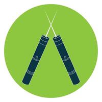 Laser pointer icon vector