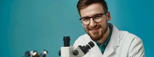Young Researchers Excited Expression Symbolizes the Promise of Scientific Discovery and Innovation photo