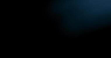 Blue light leaks overlay on black background. Spherical Optical Prism Lens flare abstract background 4K video
