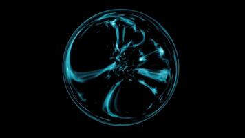 Abstract Pulsing Ring motion graphic element. perfect for background or logo placement. video