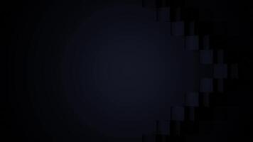 Squares move like wave on surface. Design. Surface with squares rising in waves. Arrow-shaped squares move on surface video