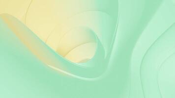 Beautiful 3d tunnel of curved lines. Design. Gentle tunnel of moving folds. Curved lines move in light tunnel. Gentle beautiful animation of moving curves bends video