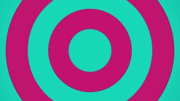 3D target with moving rings. Design. Rings move and pulsate up and down. Pulsating 3d target video