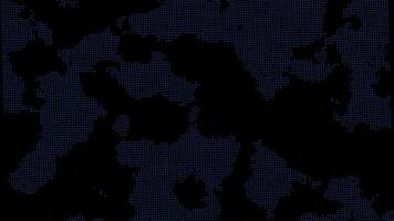 Moving spots on computer surface. Design. Live moving spots on surface. Black spots move and change. Moving cancer spots or biological molecules video