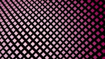 Distortion of mosaic background of squares. Design. Visual distortion of space and background. Background of grid or mosaic squares. Stretching and distortion illusion video