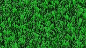 Animation of colorful swaying futuristic corals. Design. Abstract 3D underwater waving algae, motion graphics. video