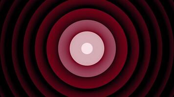 Abstract hypnotic circles blinking on dark background. Design. Searching radar in seamless loop motion. video