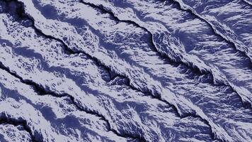 lysande bakgrund.design. gul och lila bakgrund i abstraktion som består av stor Ränder och roterar i annorlunda vägbeskrivningar. video