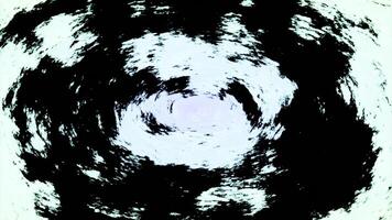 Abstract spinning water background, seamless loop. Design. Slow swirling liquid substance with sun flares on its surface. video