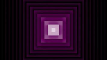 Square pyramid is moving and hypnotic. Design. Hypnotic 3D pyramid with moving squares in center. 3D layers of squares move in waves video
