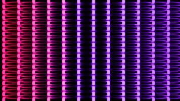 Background with neon light gradient of stripes. Design. Electronic background with stripes and color gradient. Moving background of colorful stripes of electronic device video