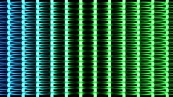 Background with neon light gradient of stripes. Design. Electronic background with stripes and color gradient. Moving background of colorful stripes of electronic device video