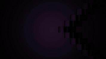 Abstract pixelated background with blinking squares in a form of arrows. Design. Dim dark pattern with pixels in motion. video