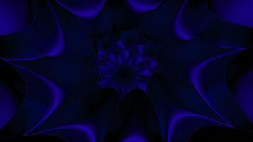 Swirling entrance with pattern. Design. Tunnel with swirling floral pattern center. 3D entrance with psychedelic pattern swirling in center video
