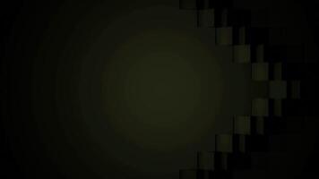 Abstract pixelated background with blinking squares in a form of arrows. Design. Dim dark pattern with pixels in motion. video