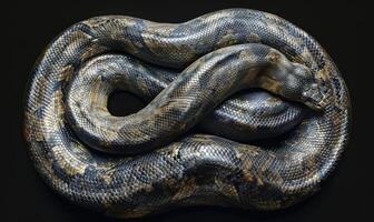 Python on neutral background photo
