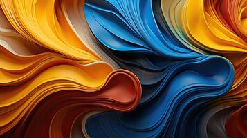 Macro shot of abstract wavy patterns backgrounds photo