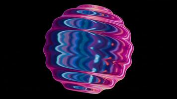 uma 3d holográfico fundo projetado para criativo projetos, apresentando uma em loop com uma futurista e visualmente noivando estético video