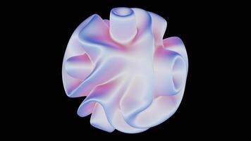 uma 3d holográfico fundo projetado para criativo projetos, apresentando uma em loop com uma futurista e visualmente noivando estético video