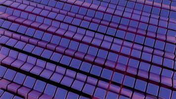 Simplified blockchain depicted through stylized geometric shapes, offering a modern and abstract representation of video