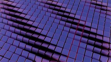 simplificado blockchain retratado através estilizado geométrico formas, oferta uma moderno e abstrato representação do video