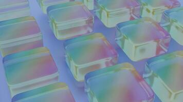 A 3D glass abstract form background, providing a modern and stylish visual element video
