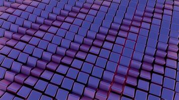 simplificado blockchain retratado através estilizado geométrico formas, oferta uma moderno e abstrato representação do video