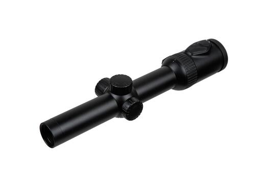 moderno francotirador alcance en un blanco atrás. óptico dispositivo para puntería y disparo a largo distancias foto