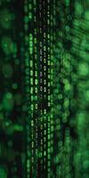 Digital Code Matrix Glow photo