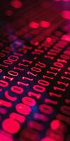 Shimmering Binary Code photo