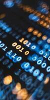 Shimmering Binary Code photo