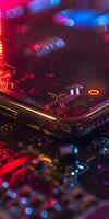 Digital Circuit Smartphone Display photo
