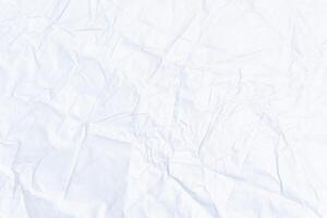 White crumpled paper for the background. wrinkled surface, design, wallpape photo