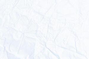 White crumpled paper for the background. wrinkled surface, design, wallpape photo