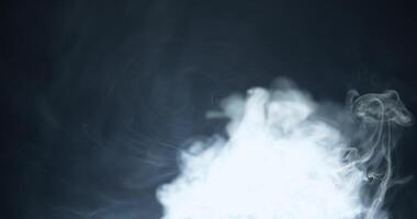 Abstract Smoke Cloud Glowing in Light in Slow Motion video