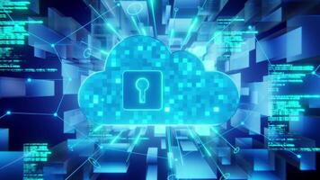 Cloud Security with Digital Code Matrix video