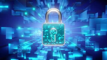 Digital Security Lock with Code Matrix video