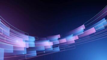 Abstract Geometric Shapes with Gradient Light video