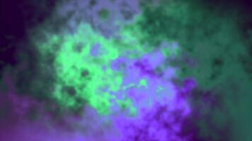 Bright background.Motion.Bright multicolored smoke in animation that shimmers with different colors and seems to fly. video