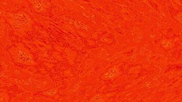 Abstract hot boiling lava of a volcano. Design. Red melted magma flowing, natural texture background, seamless loop. video