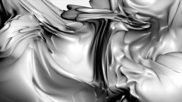 Animated 3D waving cloth texture, seamless loop. Motion. Smooth silk cloth surface with ripples and folds in tissue. video