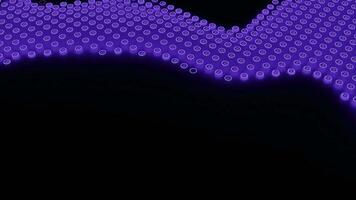 abstrato incomum fiação campo do minúsculo bitcoin ícones isolado em uma Preto fundo, desatado laço. Projeto. superfície do volta bitcoin símbolos. video