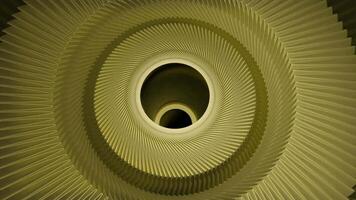 Moving 3d animation with hypnotic circles and illusion. Design. 3D rings create visual illusion in motion. Hypnotic animation with stylish 3d rings and circles video